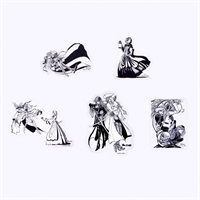 ゴースト&レディ　藤田和日郎描き下ろしアート ステッカーセット 5枚入り